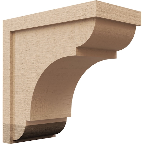 Ekena Millwork 9"W x 18"D x 18"H Classic Bryant Rough Cedar Woodgrain TimberThane Corbel, Primed Tan CORUR09X18X18BRYRCPR - main